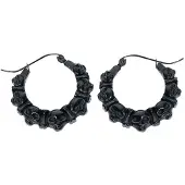 Wildcat Skulls Earrings Black<!--64018f36b4016-->