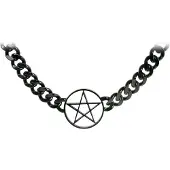 Wildcat Black Pentagram Kette