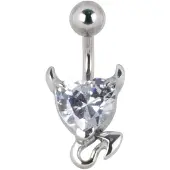 Wildcat Devil Heart - 1,6 mm, 8,0 mm, Bela