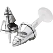 Wildcat Cut out Cone Push-Fit Labret - 1,6 mm, 8,0 mm
