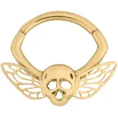 Wildcat Skull Hinged Ring