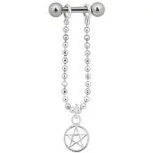 Wildcat Ear Pendant Pentagram