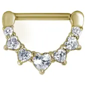 Wildcat Jewelled Heart - 1,6 mm, 12,0 mm