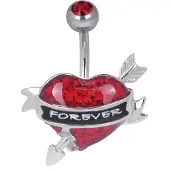 Wildcat Crystal Evolution Sealed Heart Forever Bananabell - 8,0 mm, Rot