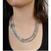 Wildcat Three Chains Necklace