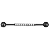 Wildcat Crystal Industrial Barbell <!--63ee571f2c8a8--> - Musta metalli