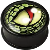 Wildcat Icon Green Lizard Eye - 18,0 mm