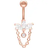 Wildcat Chain Lotus Flower Bananabell - napakoru - Ruusukultainen metalli