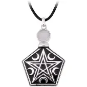 Wildcat Tearbottle Pentagram - kaulakoru