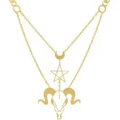Wildcat Dark Aries Necklace - kaulakoru - Kultainen metalli