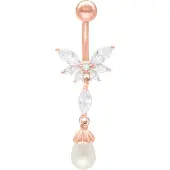 Wildcat Butterfly Pearl Bananabell - napakoru - Ruusukultainen metalli
