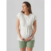 Mamalicious Mlalisa Mary Cap Jrs Top 2F. Noos - White - XL