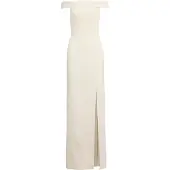 Ralph Lauren Strtch Modern Crepe-Gown - Cream - 40