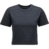 Black Diamond Stripe Crop Lyhythihainen T-paita
