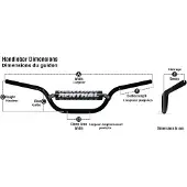 Renthal Road Width Tracker Ohjaustanko
