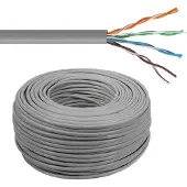 Macleans bulk cable - 100 m - grey - Harmaa