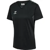 Hummel Toiminnallinen paita 'Authentic' harmaa / musta / valkoinen