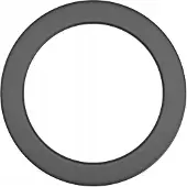 FIXED MagPlate-sovitinrengas MagSafe-käyttöön Musta