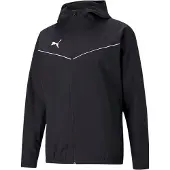 Puma Urheilutakki 'TeamRISE' musta / valkoinen