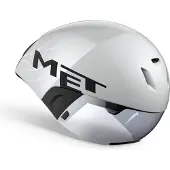 Met Codatronca White Silver Helmet, Size L (58-61 cm)
