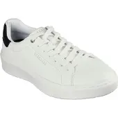 SKECHERS Matalavartiset tennarit 'COURT BREAK' musta / valkoinen