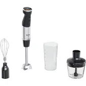Tefal Quickchef+ HB673830 3in1 1000 W -sauvasekoitinsarja, ruostumaton teräs, musta