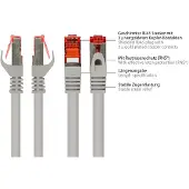 Alcasa electronik Good Connections patch cable - 5 m - grey - Harmaa - 5m