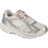 SKECHERS Juoksukengät 'GO RUN CONSISTENT 2.0' harmaa / hopea / offwhite