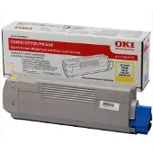 OKI 43865721 Värikasetti keltainen 6.000 sivua