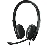 InLine ADAPT 165 USB II -kuulokemikrofoni, musta