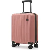 CabinFly Cruisair 55x40x20 cm matkalaukku, sopii Ryanair käsimatkatavaroille, vaaleanpunainen