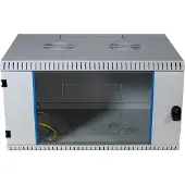 PROCABLE Elektronik 691718VGR.60, Seinään asennettava laitekehikko, 18U, 50 kg, Harmaa