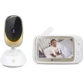 Motorola Wi-Fi-videovalvontakamera - - VM85 - 5 - 300 m - Liitetty - Näyttö - Infrapuna - Valkoinen