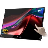 Verbatim Portable LIGHT 14" Full HD, IPS -kannettava näyttö, Touch, HDR, USB-C hub
