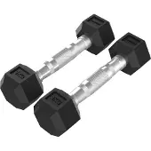 Tunturi Platinum Hex -kumikäsipainot, 2 x 1 kg