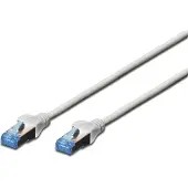Digitus CAT 5E SF-UTP PATCH CORD, PVC AWG 26/7, LENGTH 1 M, COLOR GREY (DK-1532-010)