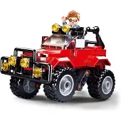 Sluban Town Suv 135 Pieces Construction Game Punainen