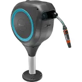 Gardena Automatisk slangupprullare för terrass - - RollUp - S - Blå - Längd 15 m - Slang 13 mm