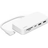 Belkin USB-keskitin - - 6-in-1 - USB 3.2 Gen 1 - Kompakti muotoilu - Tuki mukana