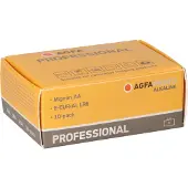 Agfa 110-853482, Kertakäyttöinen akku, AA, 1,5 V, 10 kpl, Harmaa, Punainen, Valkoinen, Keltainen, 50,5 mm