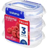 Sistema 881523, Säilö, Suorakulmainen, 0,18 L, Läpinäkyvä, Uusi-Seelanti, 88 mm