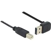 DeLOCK – Cable EASY-USB 2.0 Type-A male angled up / down > USB 2.0 Type-B male 3 m (83541)