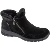 Rieker Ladies Short Boots L7188-00 Black - Black - 37
