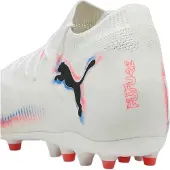 Puma Future 8 Match Mg Untamed - Valkoinen/musta/hehkuva Punainen - Multi Ground (Mg), koko 44