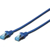 Digitus DK-1532-010/B, 1 m, Cat5e, SF/UTP (S-FTP), RJ-45, RJ-45, Sininen