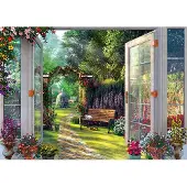 Schmidt Dominic Davison: View of the Enchanted Garden 1000p palapeli
