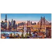 Castorland Palapeli 4000 palaa - New York-ilta, 138x68 cm