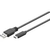 Pro USB 2.0 -kaapeli (USB-C - USB A), musta