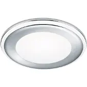 TRIO Aura LED upotettava alasvalo 14,5cm 10W 3000K kromi