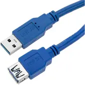 Techly USB 3.0 Extension Cable A Male / A Female 0.5m blue ICOC U3-AA-005-EX (ICOC U3-AA-005-EX)